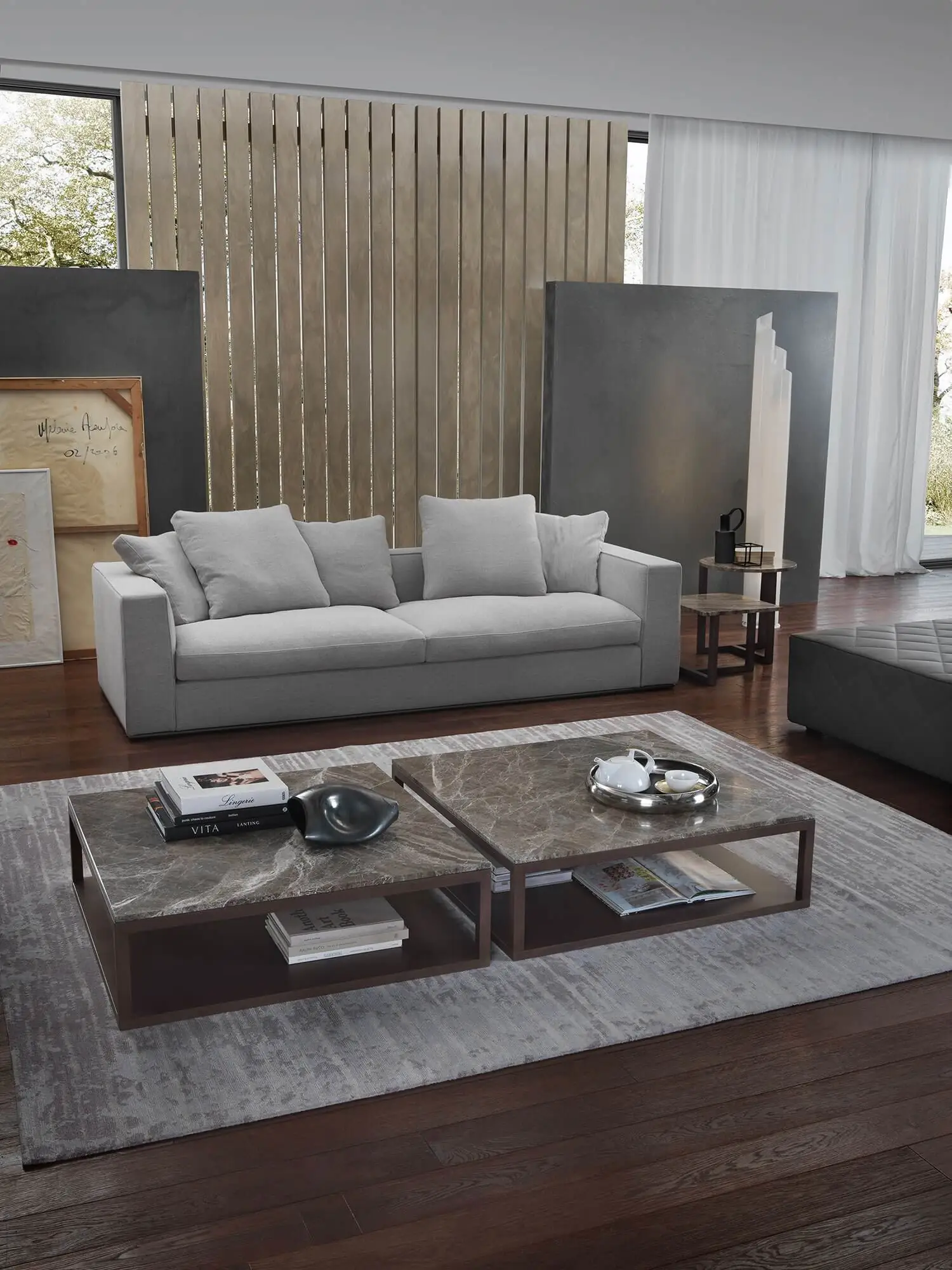 Lomacasa Marelli Forest Stone Coffee Table 畫廊 1-5