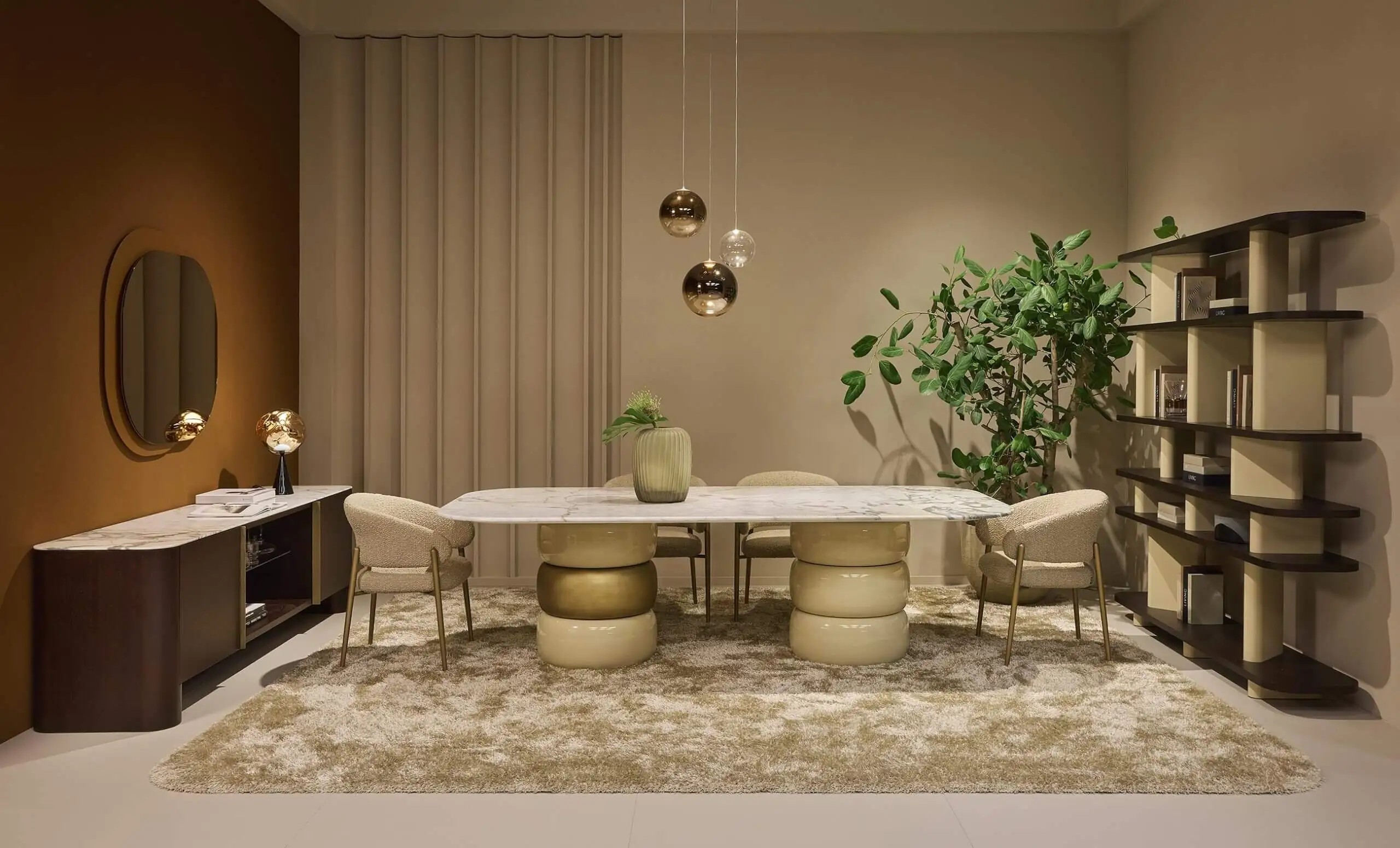 Lomacasa Marelli Lua Dining Table 畫廊 1-3