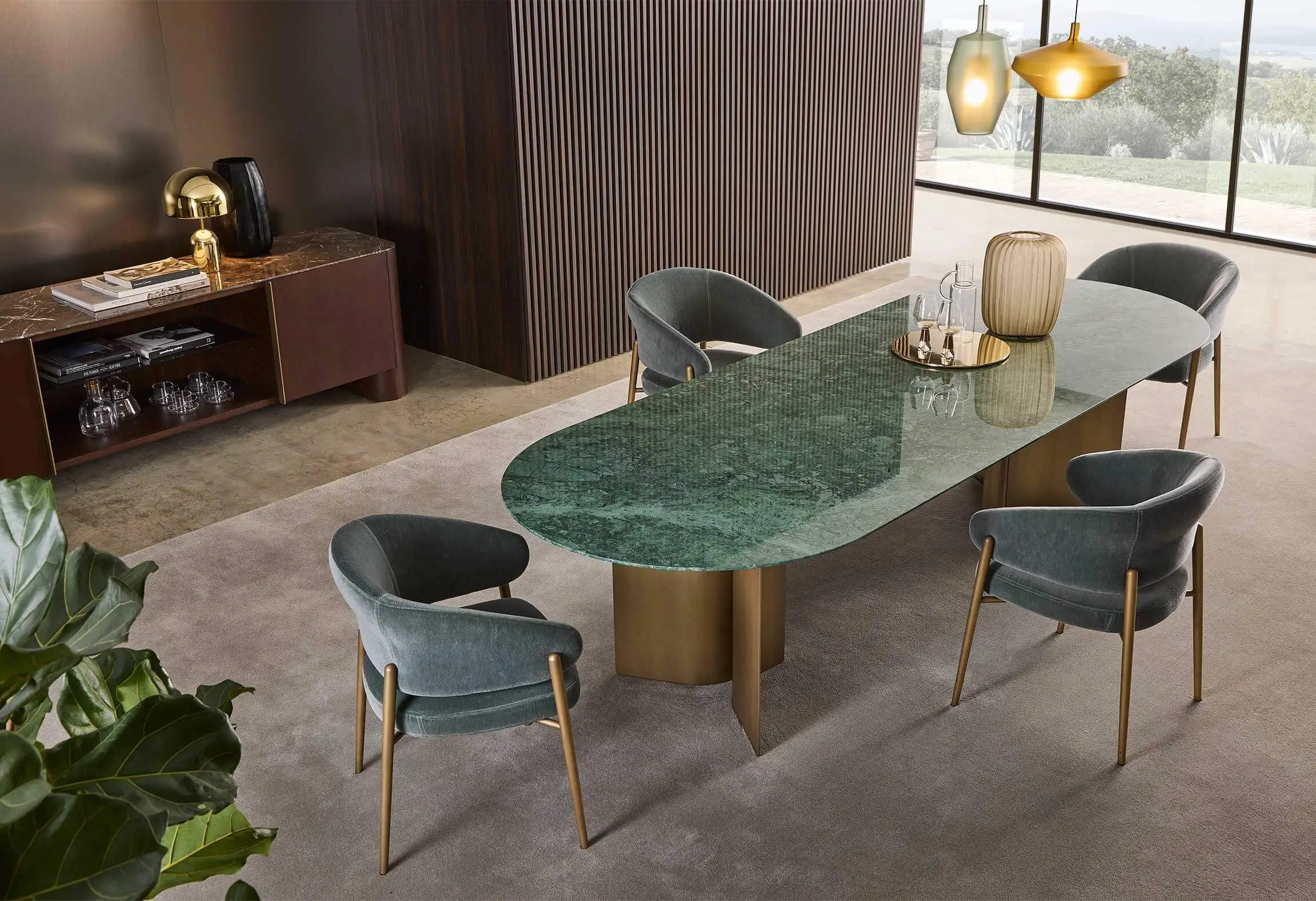 Lomacasa Marelli Wave Dining Table 畫廊 1-3