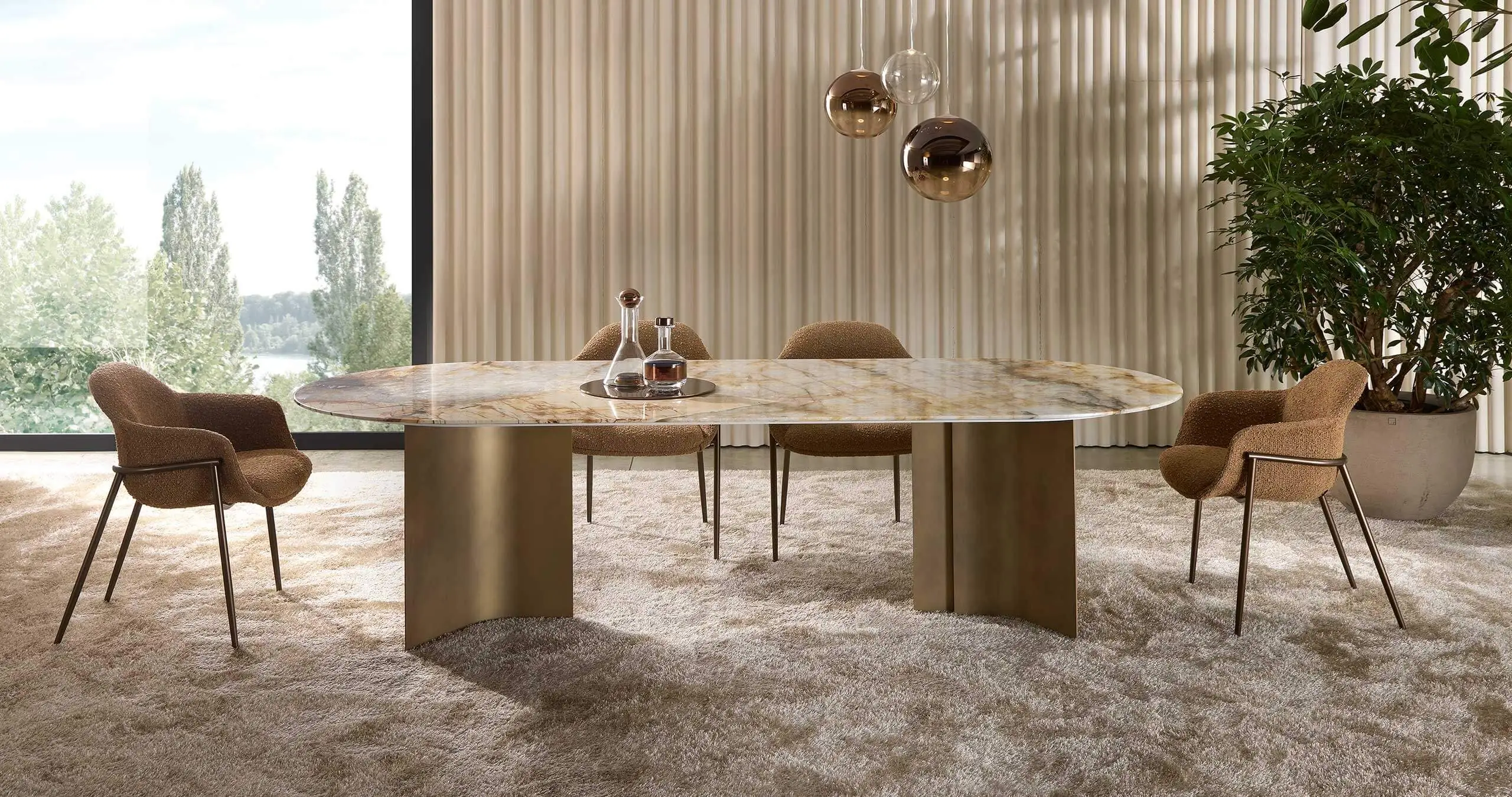 Lomacasa Marelli Wave Dining Table 畫廊 1-8