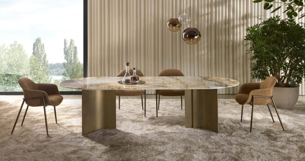 Lomacasa Marelli Wave Dining Table Hero